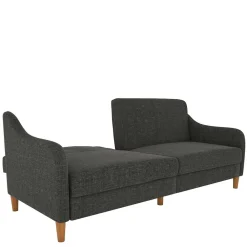 Wohnen Sofas|Sofa*3er Bettsofa in Grau Stoffbezug - Tabara
