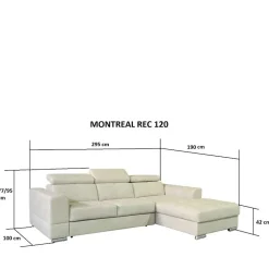 Wohnen Schlafsofas*3er Ecksofa mit Schlaffunktion - Johns