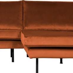 Wohnen 4er Sofa über Eck im Retro Style - Naryon