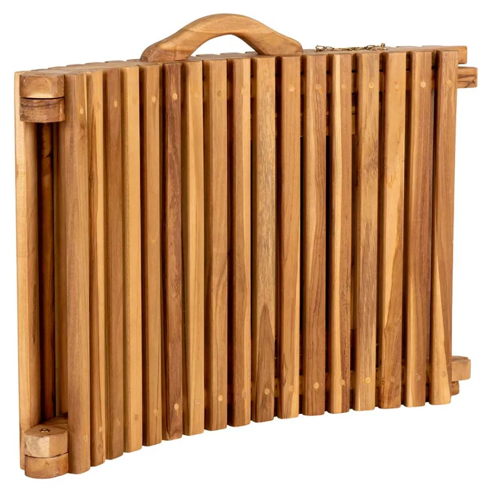 Wohnen Ergonomische Gartenliege aus Teak Massivholz - Senvelita