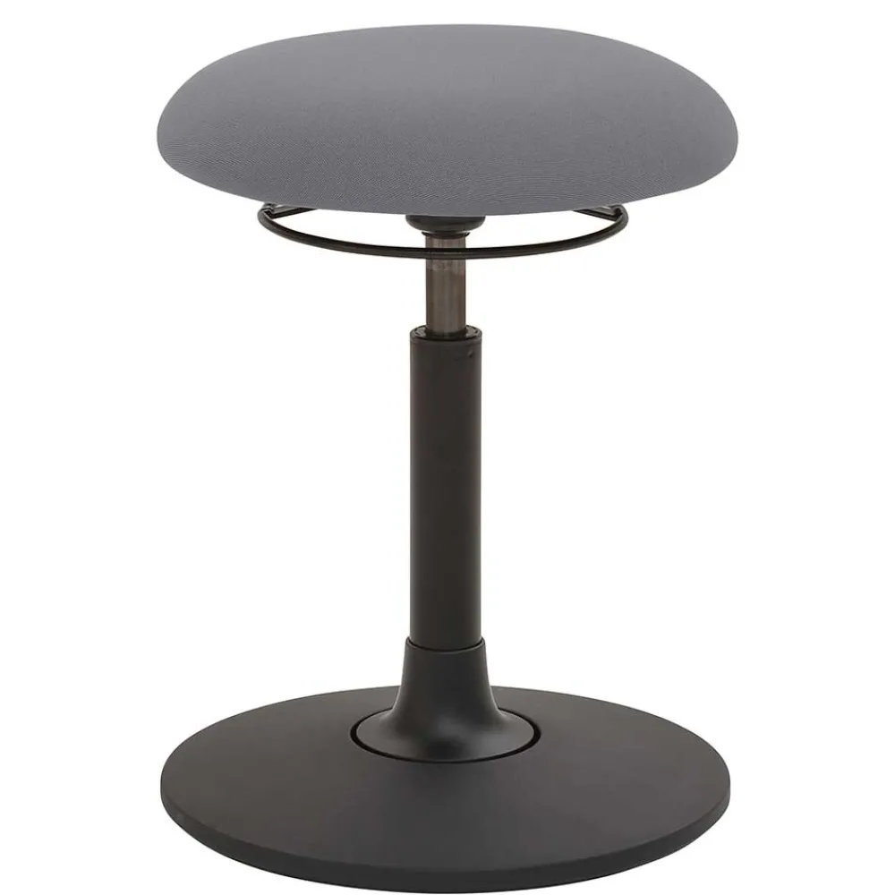 Wohnen Barhocker|Hocker*Ergonomischer Arbeitshocker in Grau - Asten