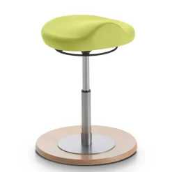 Wohnen Barhocker|Hocker*Ergonomischer Büro Kunstlederhocker in Hellgrün - Simpra