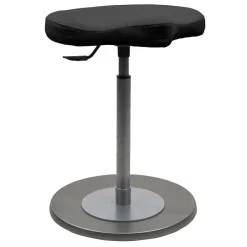 Wohnen Bürostühle*Ergonomischer Bürohocker in Schwarz & Silber - Evillan