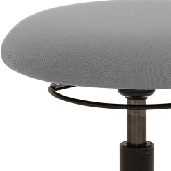 Wohnen Ergonomischer Pendelhocker in Grau & Schwarz - Kamma