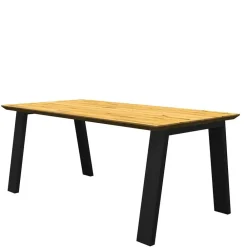 Wohnen Schwarze Möbel|Naturholzmöbel*Essenstisch aus Eiche mit Schweizer Kante - Roys