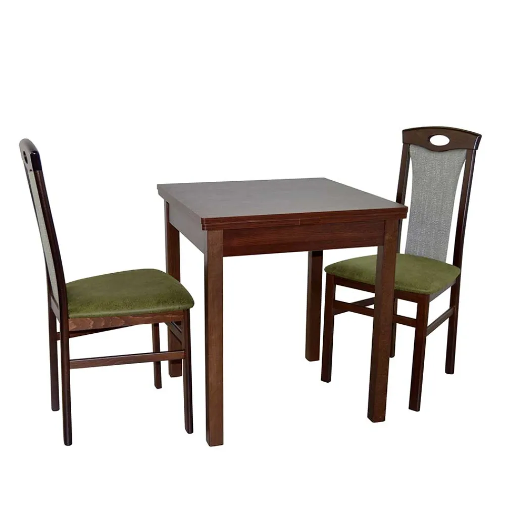 Wohnen Essgruppe für zwei Personen Set - Olmedo (dreiteilig)