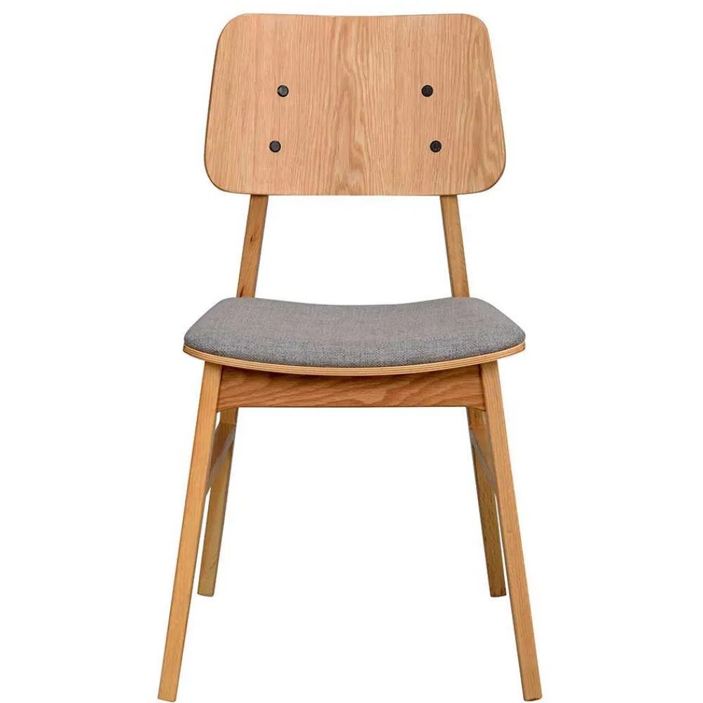 Wohnen Graue Möbel|Küchen-Essgruppen*Essgruppe in Eiche & Hellgrau - Nineo (siebenteilig)