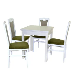 Wohnen Essgruppe in Weiß & Grün - Algarvo (fünfteilig)