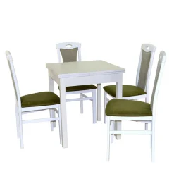 Wohnen Essgruppe in Weiß & Grün - Algarvo (fünfteilig)