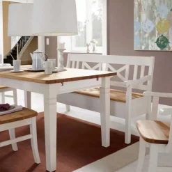 Wohnen Küchen-Essgruppen|Esszimmer Komplett*Essgruppe Lugon im Landhausstil (sechsteilig)