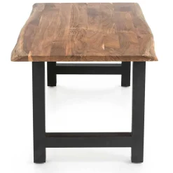 Wohnen Essgruppe mit vier Stühlen - Acigne (fünfteilig)