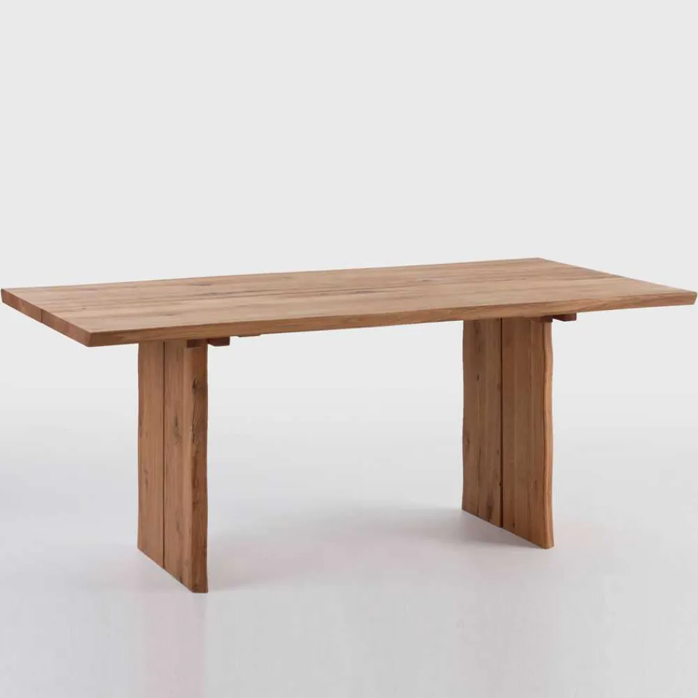 Wohnen Essgruppe Sympatia aus Wildeiche Massivholz (siebenteilig)