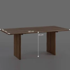 Wohnen Essgruppe Sympatia aus Wildeiche Massivholz (siebenteilig)