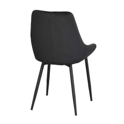 Wohnen Essplatzgruppe mit Samtstühlen - Pulva (siebenteilig)