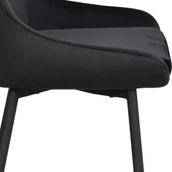 Wohnen Essplatzgruppe mit Samtstühlen - Pulva (siebenteilig)