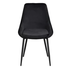 Wohnen Essplatzgruppe mit Samtstühlen - Pulva (siebenteilig)