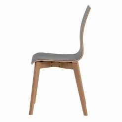 Wohnen Essstuhl in Schwarz & Natur - Vulias (2er Set)