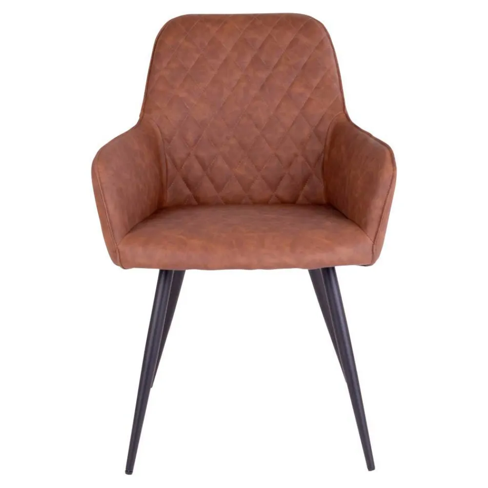 Wohnen Esstisch & Kunstleder Armlehnstühle - Jimma (siebenteilig)