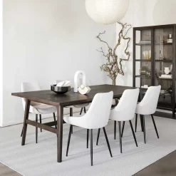 Wohnen Küchen-Essgruppen|Esszimmer Komplett*Esstisch & Schalenstühle im Set - Frantasticas (siebenteilig)