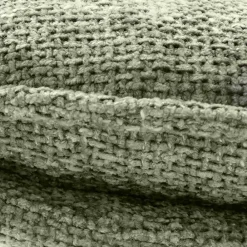 Wohnen Esstisch Armlehnenstuhl in Oliv Grün und Edelstahl - Mint (2er Set)