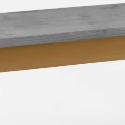 Wohnen Esstisch Bank in Grau & Laugenfarbig - Adrano