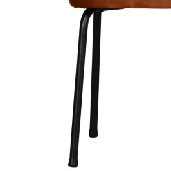 Wohnen Esstisch Bank in Rost Braun Samt - Feliz