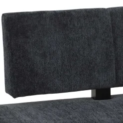 Wohnen Küchenbänke|Esszimmerbänke*Esstisch Bank mit Rückenlehne in Anthrazit - Cramania