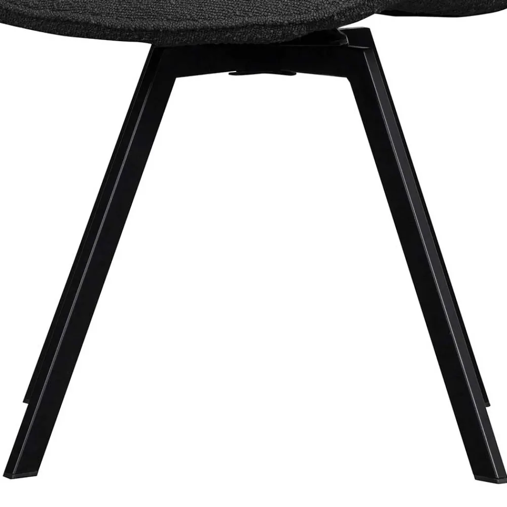 Wohnen Küchenstühle|Esszimmerstühle*Esstisch Drehstuhl aus Boucle Stoff - Seymour (2er Set)