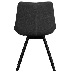 Wohnen Küchenstühle|Esszimmerstühle*Esstisch Drehstuhl aus Boucle Stoff - Seymour (2er Set)