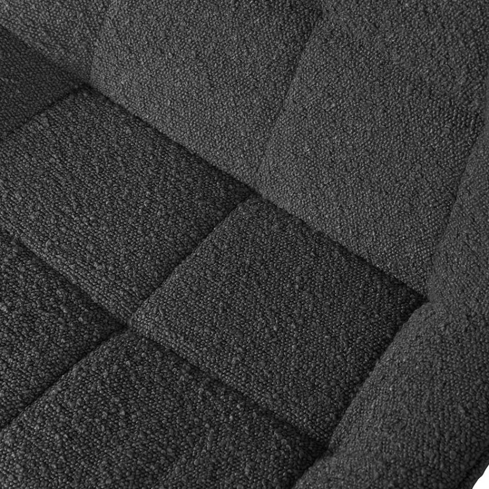 Wohnen Küchenstühle|Esszimmerstühle*Esstisch Drehstuhl aus Boucle Stoff - Seymour (2er Set)