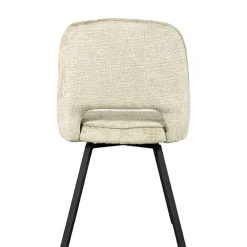 Wohnen Skandinavische Möbel|Küchenstühle*Esstisch Drehstuhl in Beige Struktursamt - Turena (2er Set)