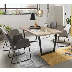 Wohnen Esstisch Gruppe im Skand Chic - Spiralo (fünfteilig)