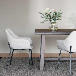 Wohnen Esstisch Gruppe in Eiche dunkel - Vedraza (siebenteilig)