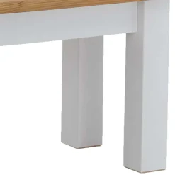 Wohnen Esstisch Holzbank in Weiß & Kiefer Lauge - Molzau