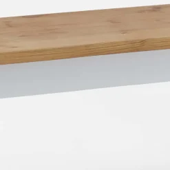 Wohnen Esstisch Holzbank in Weiß & Kiefer Lauge - Molzau