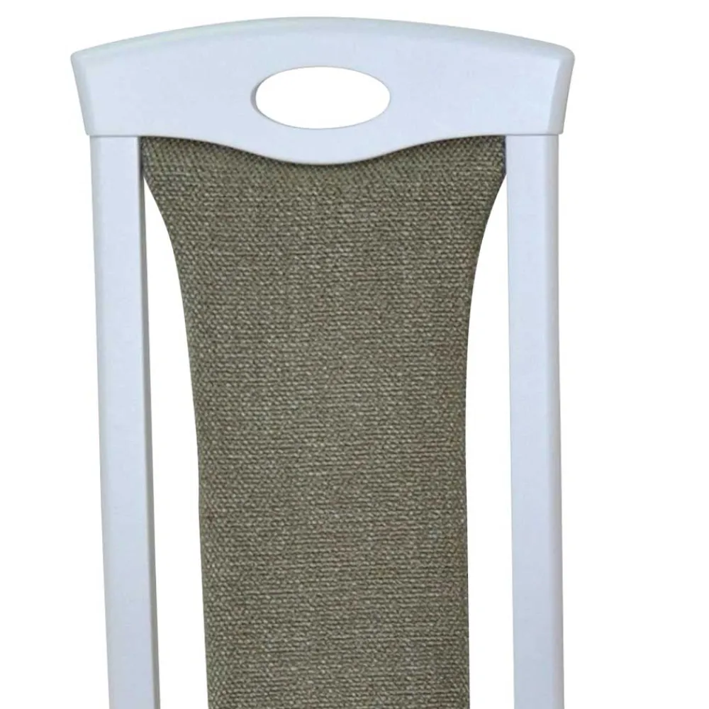 Wohnen Esstisch Kombi in Weiß & Grün - Cynthia (fünfteilig)