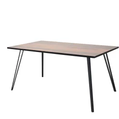 Wohnen Küchen-Essgruppen|Esszimmer Komplett*Esstisch Kombination mit Schwingstühlen - Yagov (fünfteilig)