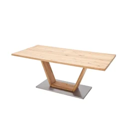 Wohnen Esstisch mit Balkeneiche Romus in 4 Größen