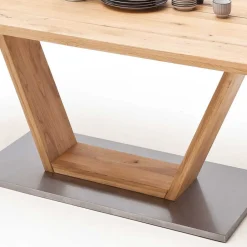 Wohnen Esstisch mit Balkeneiche Romus in 4 Größen