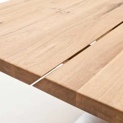 Wohnen Esstisch mit Balkeneiche Romus in 4 Größen