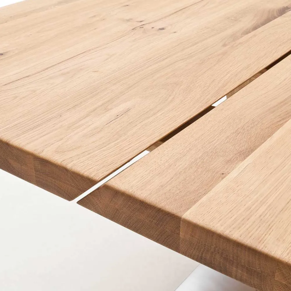 Wohnen Esstisch mit Balkeneiche Romus in 4 Größen