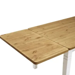 Wohnen Küchen-Essgruppen|Esszimmer Komplett*Esstisch mit Stühlen Lugon im Landhausstil (fünfteilig)