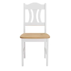 Wohnen Küchen-Essgruppen|Esszimmer Komplett*Esstisch mit Stühlen Vipe in Weiß (fünfteilig)