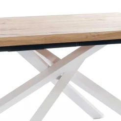 Wohnen Esszimmertische*Esstisch mit weißem Mikado Fußgestell - Ewarton