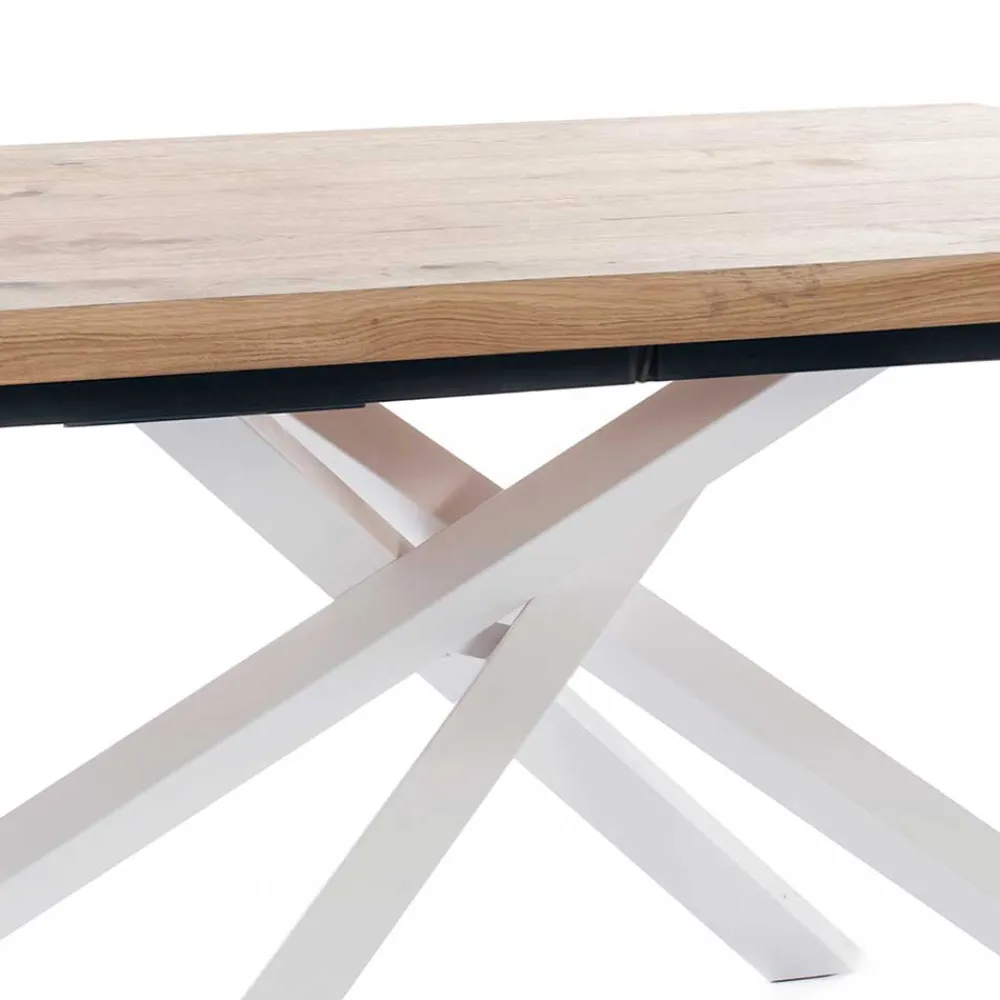 Wohnen Esszimmertische*Esstisch mit weißem Mikado Fußgestell - Ewarton