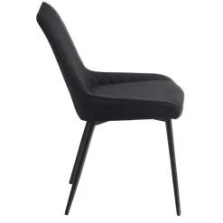 Wohnen Tische|Loft Möbel*Esstisch mit X-Beinen plus 4 Stühle - Lamon (fünfteilig)