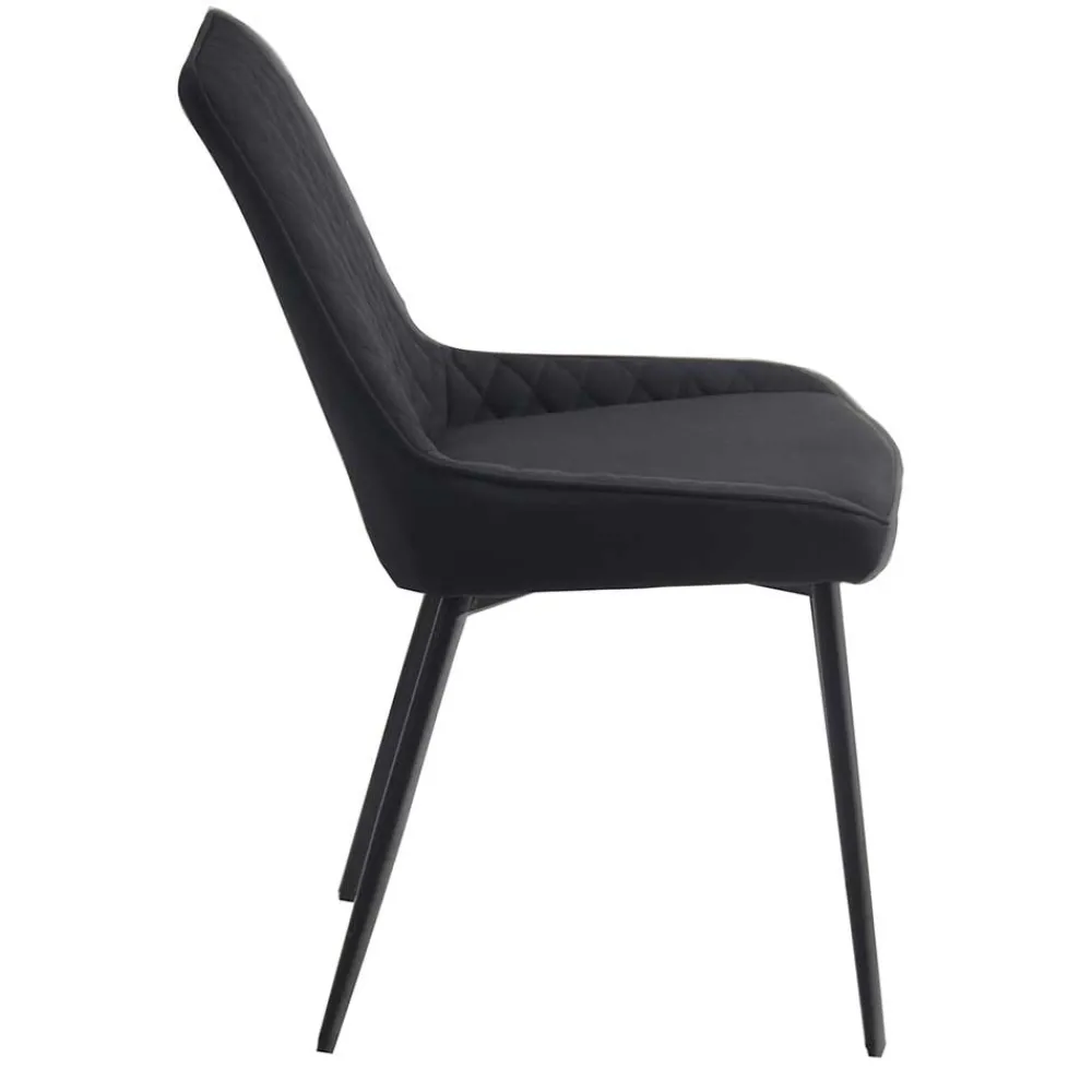 Wohnen Tische|Loft Möbel*Esstisch mit X-Beinen plus 4 Stühle - Lamon (fünfteilig)