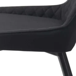 Wohnen Tische|Loft Möbel*Esstisch mit X-Beinen plus 4 Stühle - Lamon (fünfteilig)