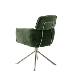 Wohnen Esstisch Sessel in Oliv Grün Stoff - Occita (2er Set)