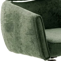 Wohnen Esstisch Sessel in Oliv Grün Stoff - Occita (2er Set)